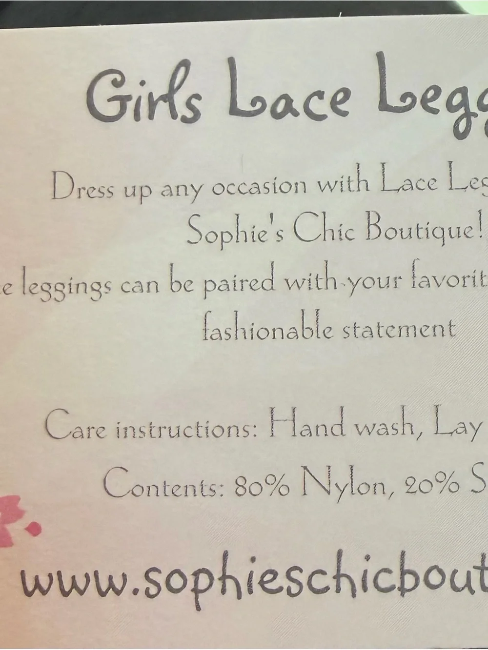 N/A boutique style